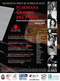 IV SEMANA GRANDE DEL PIANO IV SEMANA GRANDE DEL PIANO