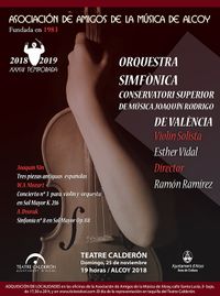 ORQUESTA SINFÓNICA DEL CONSERVATORIO DE VALENCIA ORQUESTA SINFÓNICA DEL CONSERVATORIO DE VALENCIA