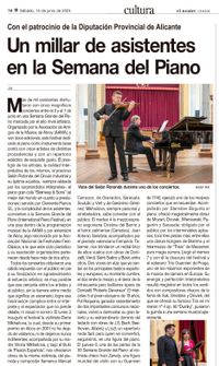 CRONICA XII SEMANA GRANDE DEL PIANO CRONICA XII SEMANA GRANDE DEL PIANO