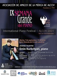 EMIN KURKCHYAN, piano EMIN KURKCHYAN, piano